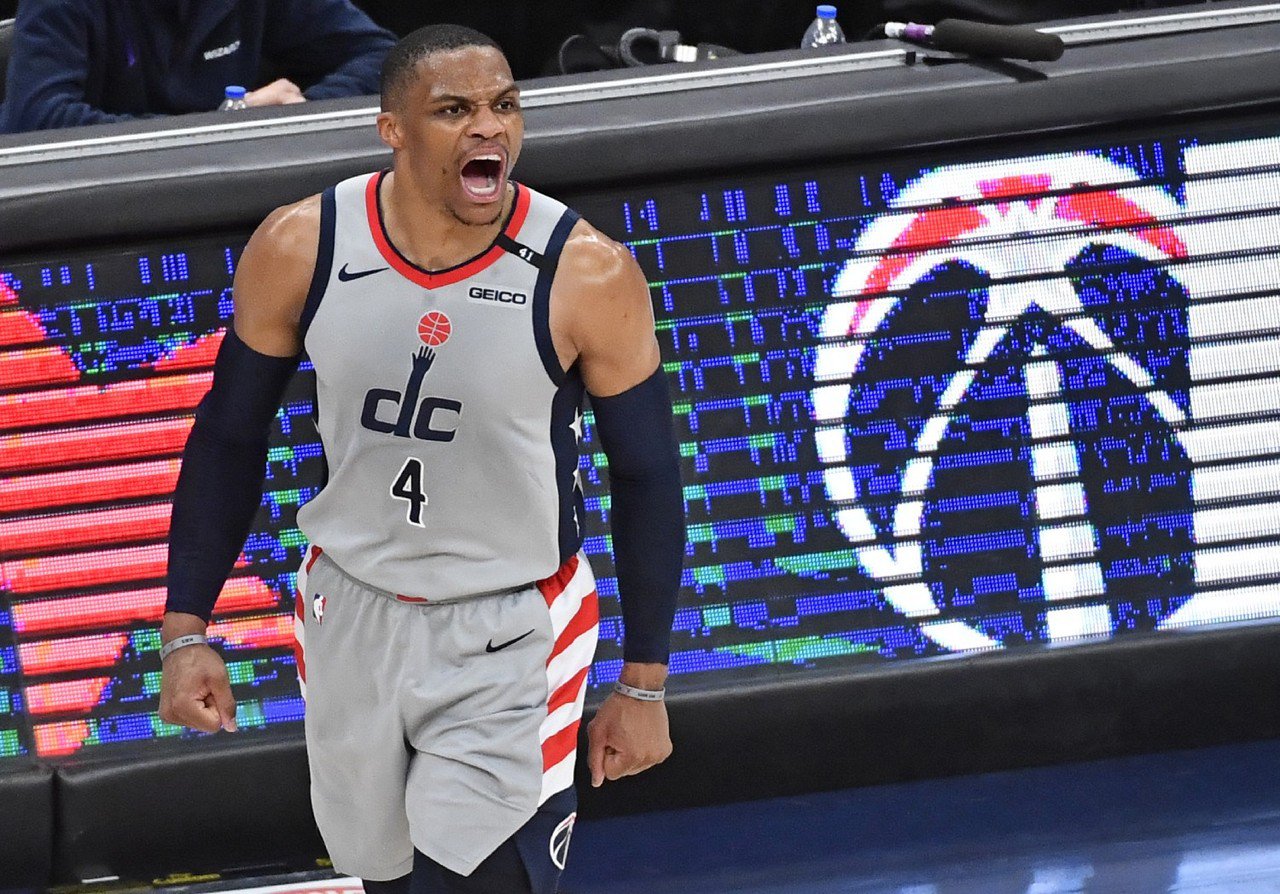 衛斯特布魯克達成本季第38次大三元。 路透