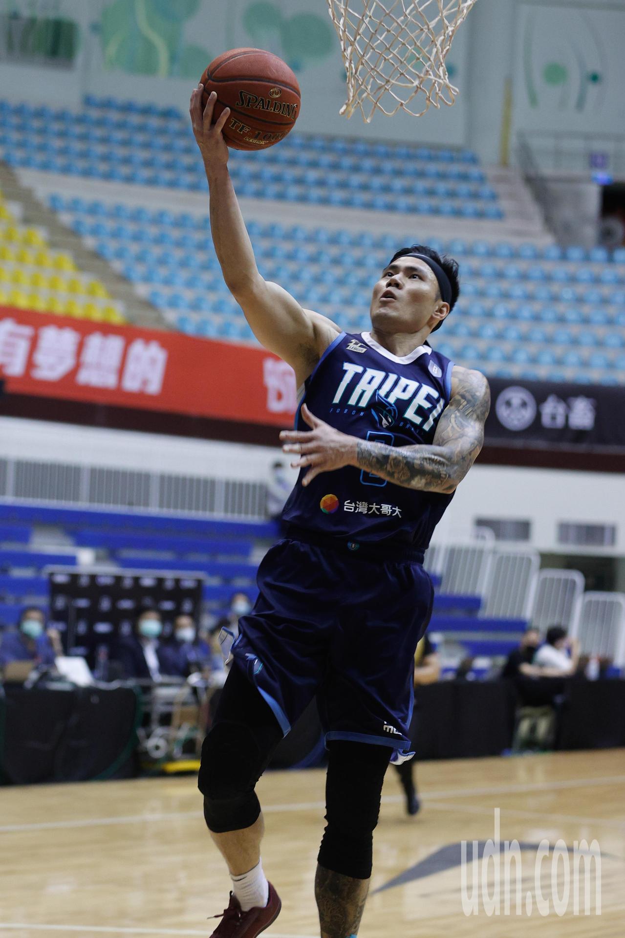 富邦勇士球星張宗憲上半場拿下11分。記者黃仲裕／攝影
