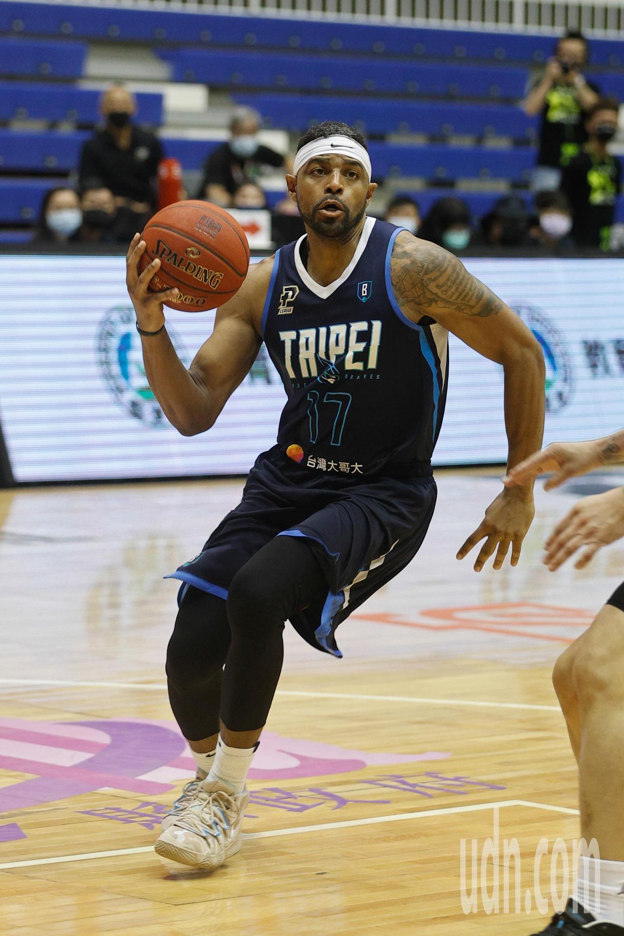 富邦勇士球星辛特力全場拿下22分。記者黃仲裕／攝影